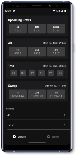 Picture of the huat Android app